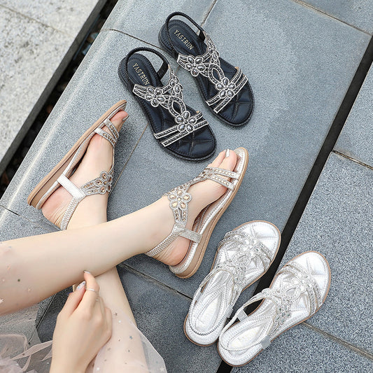 Luxury Rhinestone Sandals