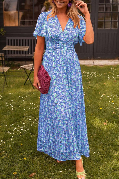 Amanda™ - Waist-controlled V-neck Dress