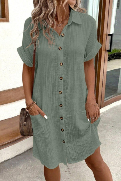 Meg™ | Buttoned Dress